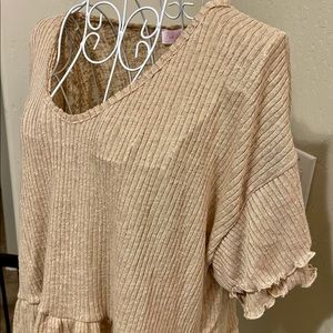 Pink Lily Blouse NWOT